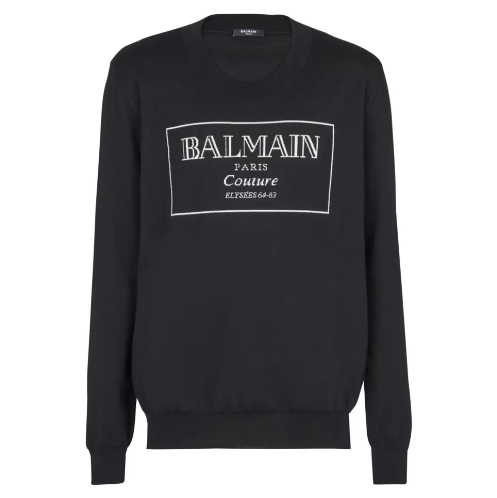 Striktrøje med Couture Label