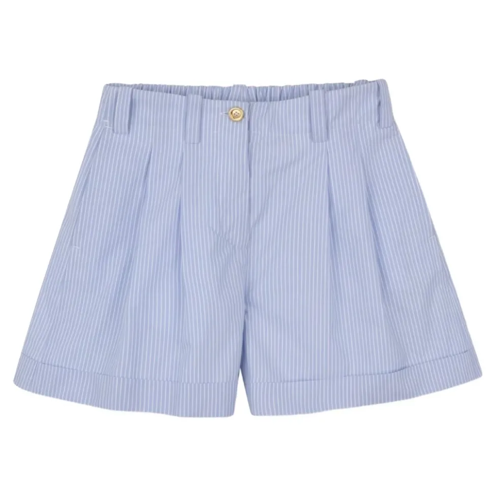 Striped Shirt and Shorts Set