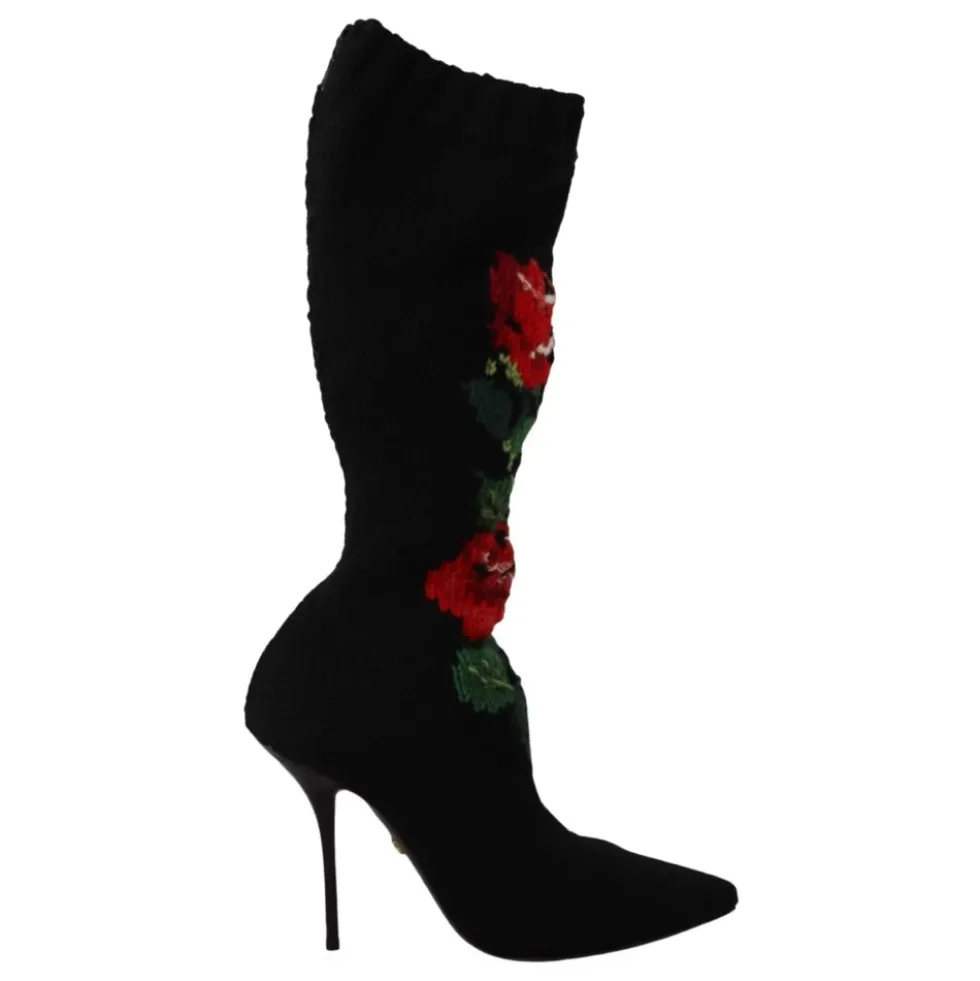 Stræksokker Røde Roser Booties