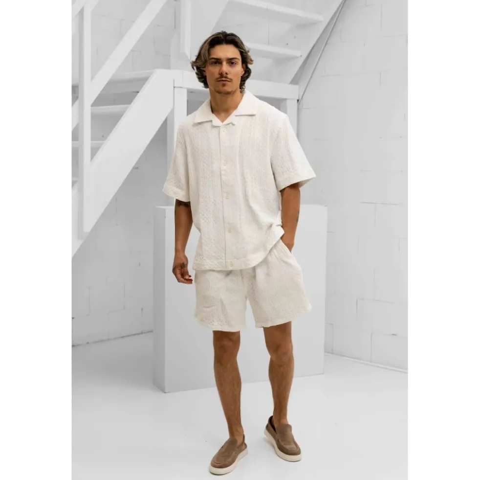 Struktureret Dobby Vævet Zomerset