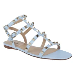 Studded Kalveskind Ankelsandal