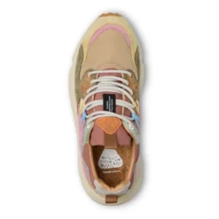 Suede and technical fabric sneakers YAMANO 3 WOMAN