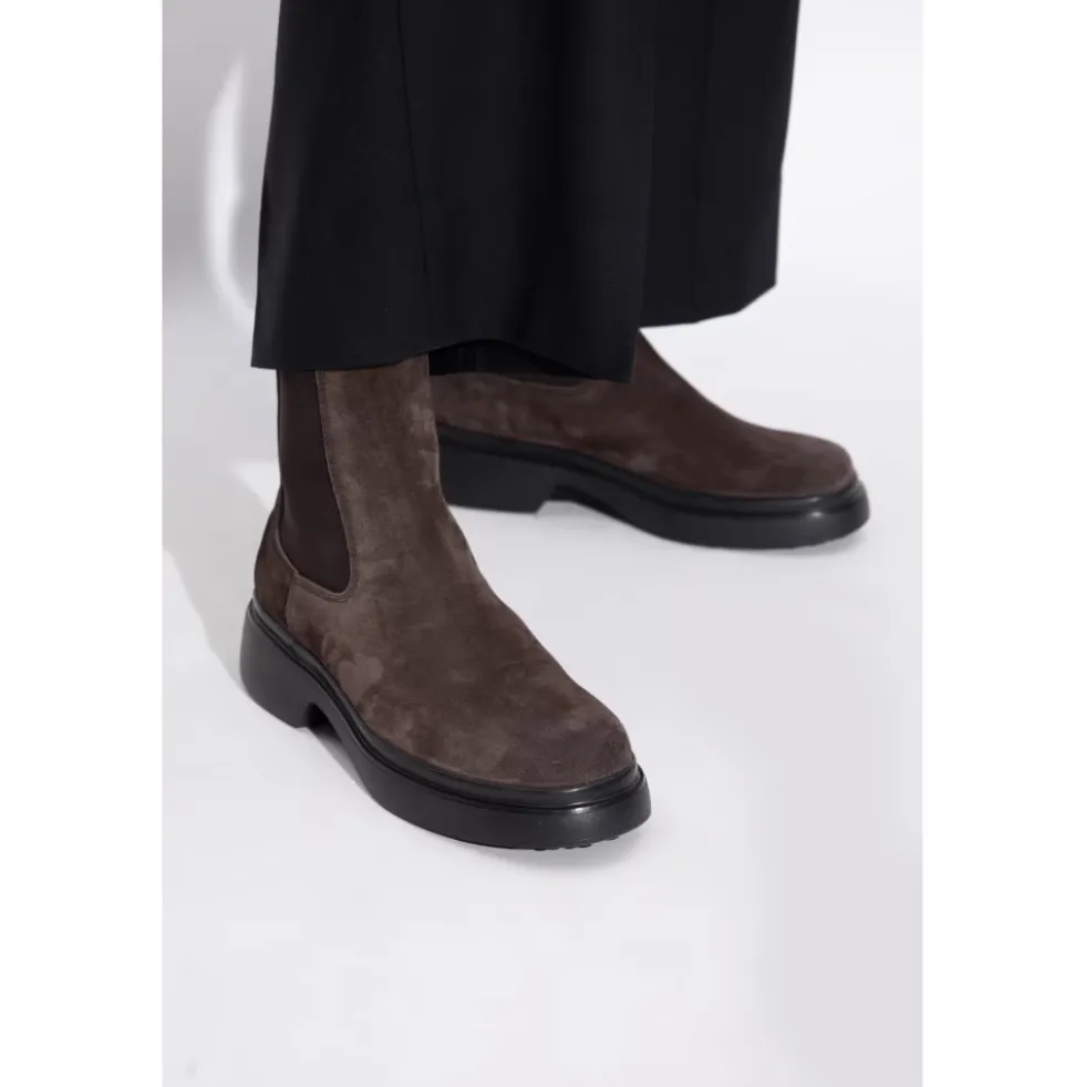Suede Chelsea støvler