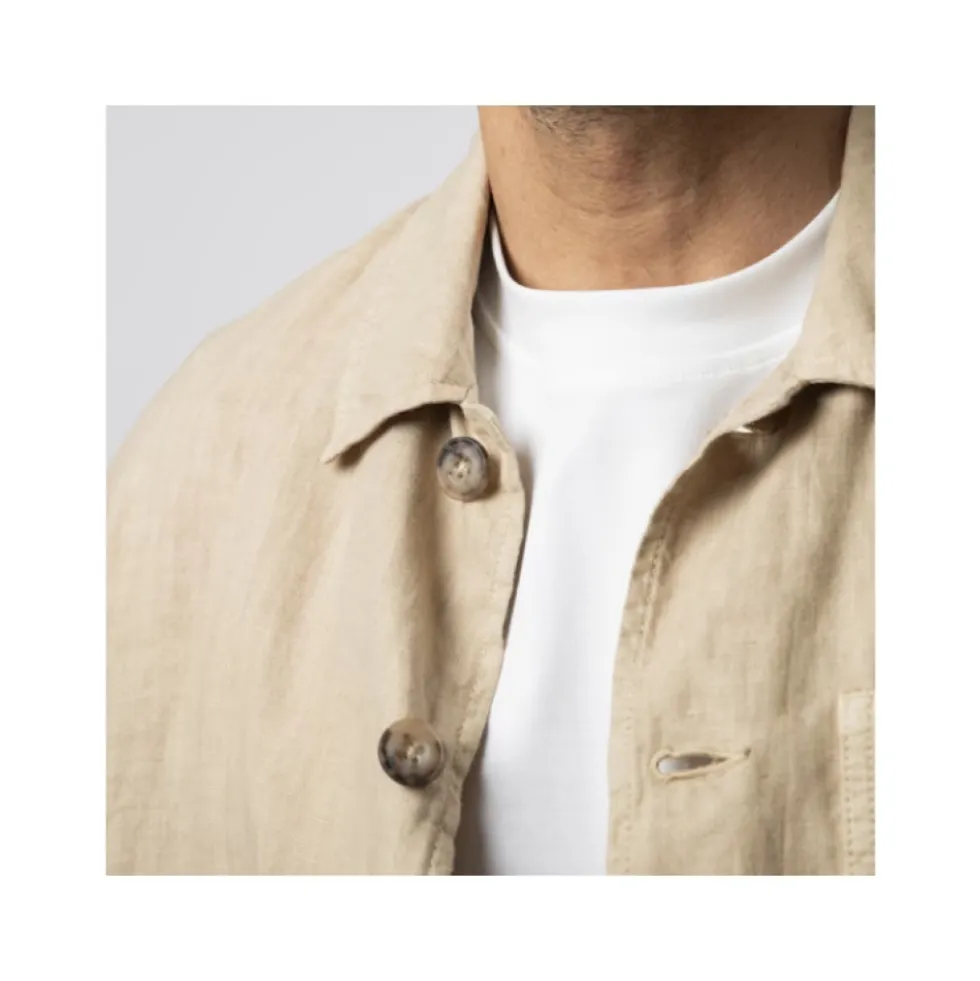 Sur-chemise légère boutonnée