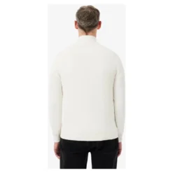 Sweater med høj hals og lynlås