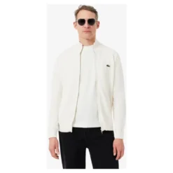 Sweater med høj hals og lynlås