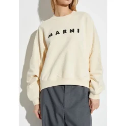 Sweatshirt med logo