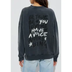 Sweatshirt med logo