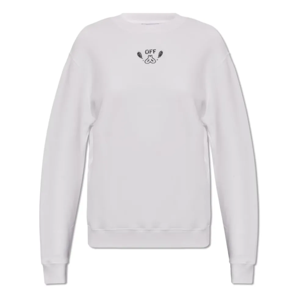 Sweatshirt med logo