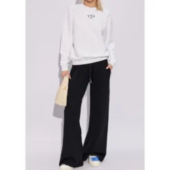 Sweatshirt med logo