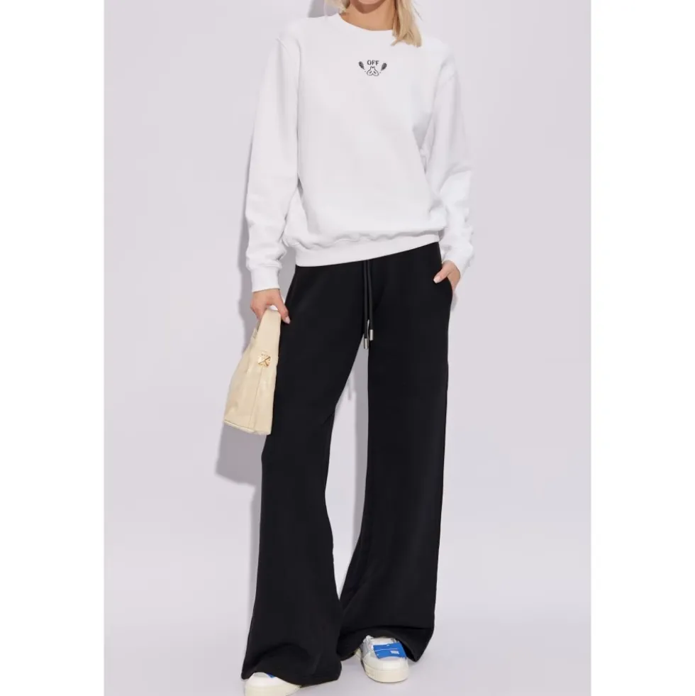 Sweatshirt med logo