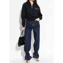 Sweatshirt med logo