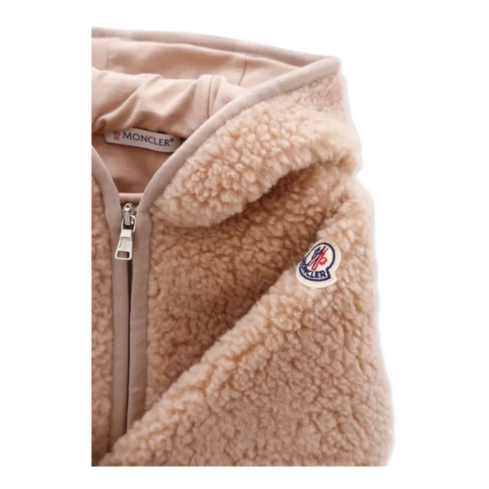 Teddy Zip-Up Hættetrøje