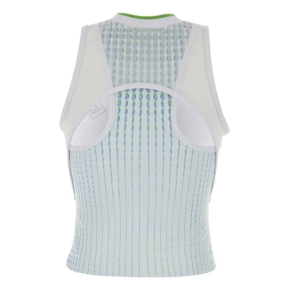 Tennis Printet Racer Top