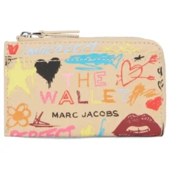 The Punk Scribble Top Zip Multi Wallet