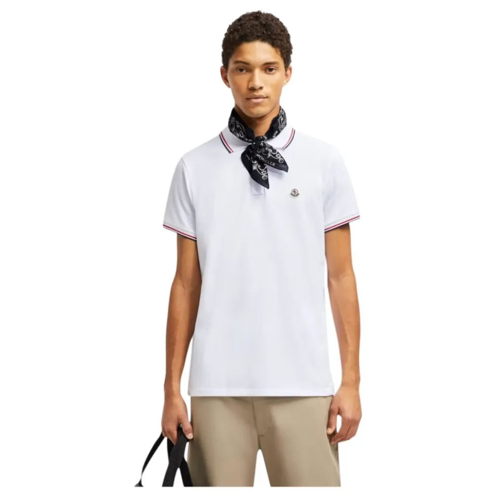 Trefarvet Trim Polo Shirt