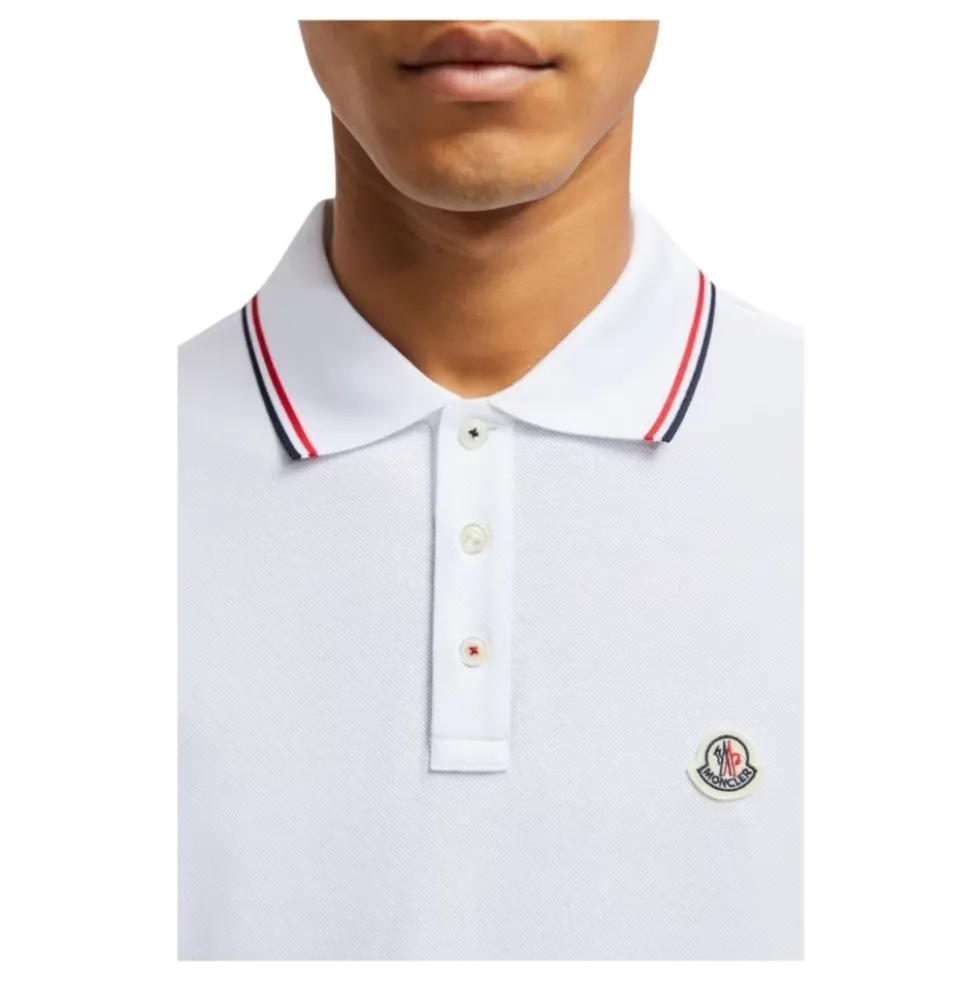 Trefarvet Trim Polo Shirt