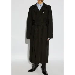 Trench coat med bælte