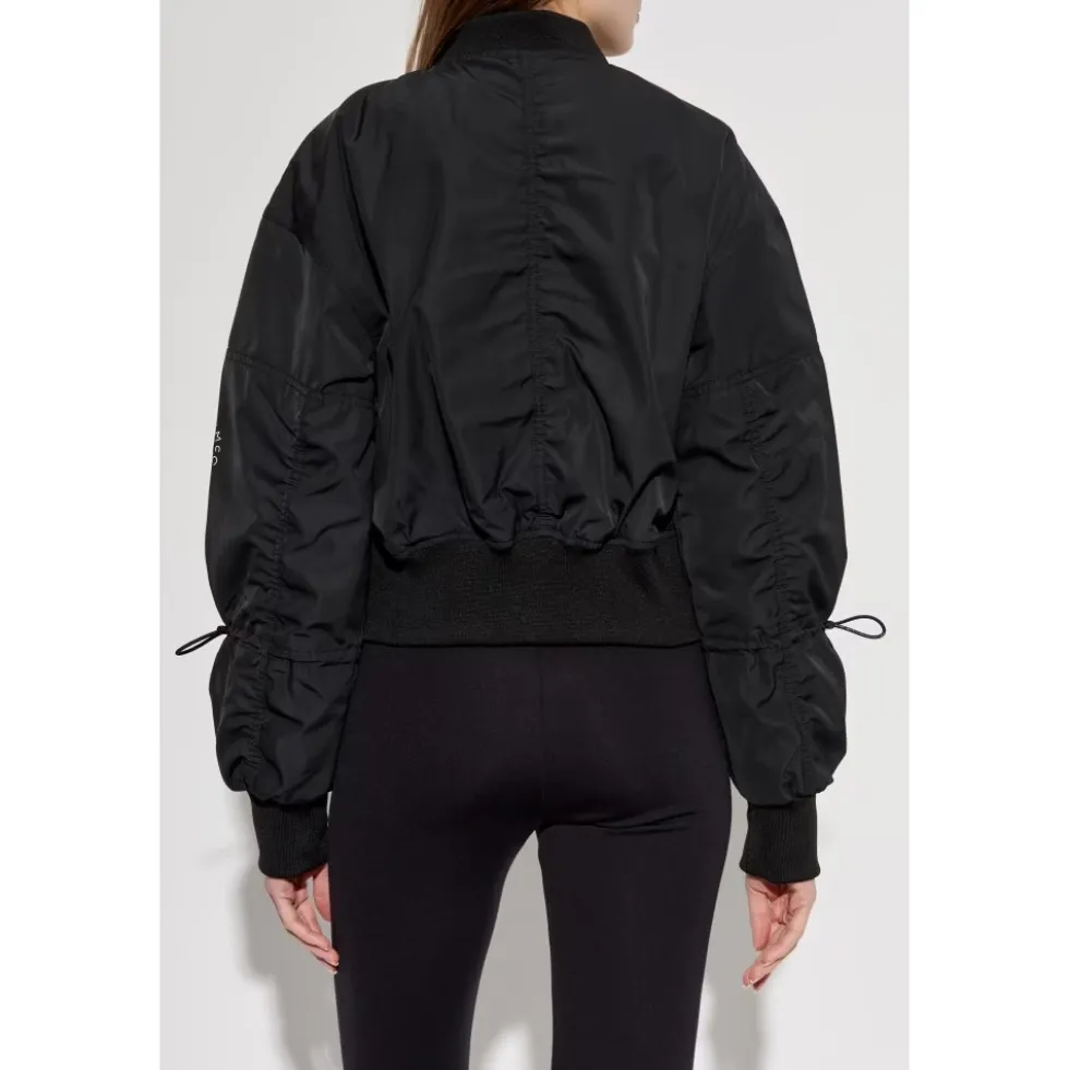 TrueNature Woven Bomber Cropped Jakke