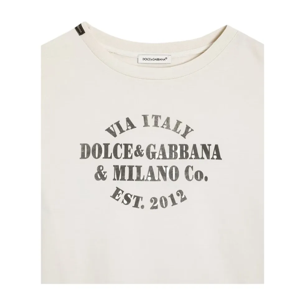 T-shirt med print