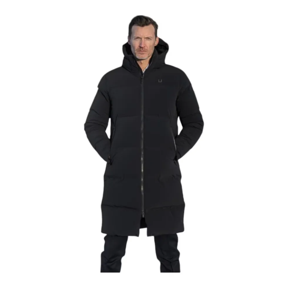 Ultra Varm Sort Parka Frakke