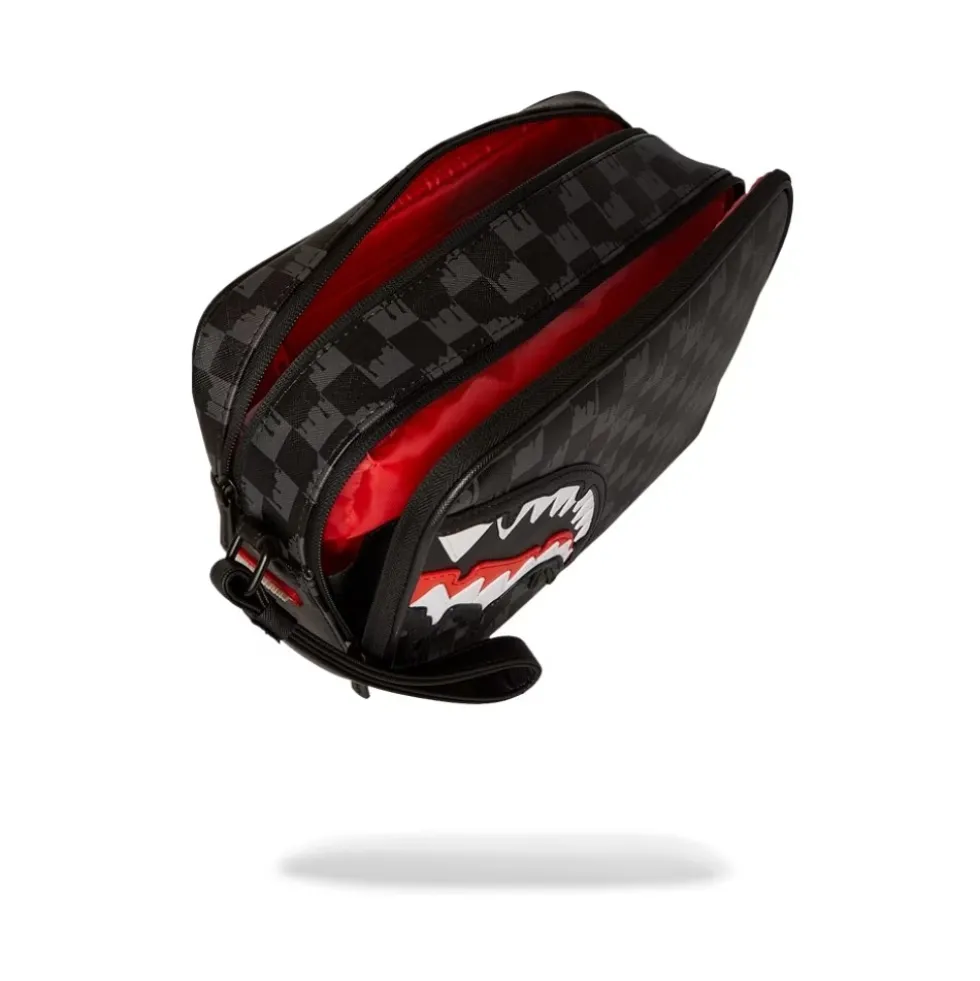 Vegan Læder Beauty Case Pochette Shark