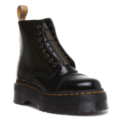 Veganske Sinclair Black Platform Støvler