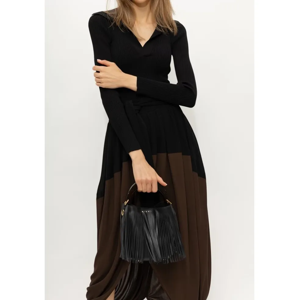 Venice Frynse Bucket Taske