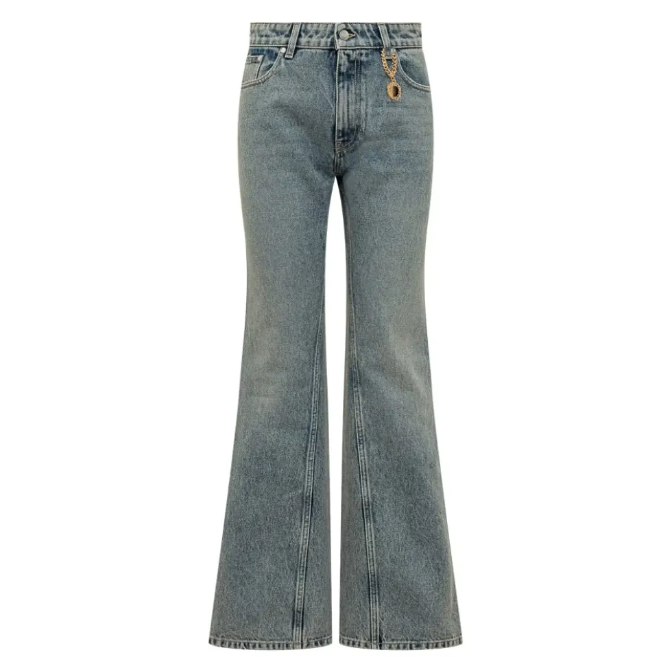 Vintage Wash Bootcut Jeans