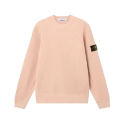 Waffle Cotton Crewneck Sweatshirt