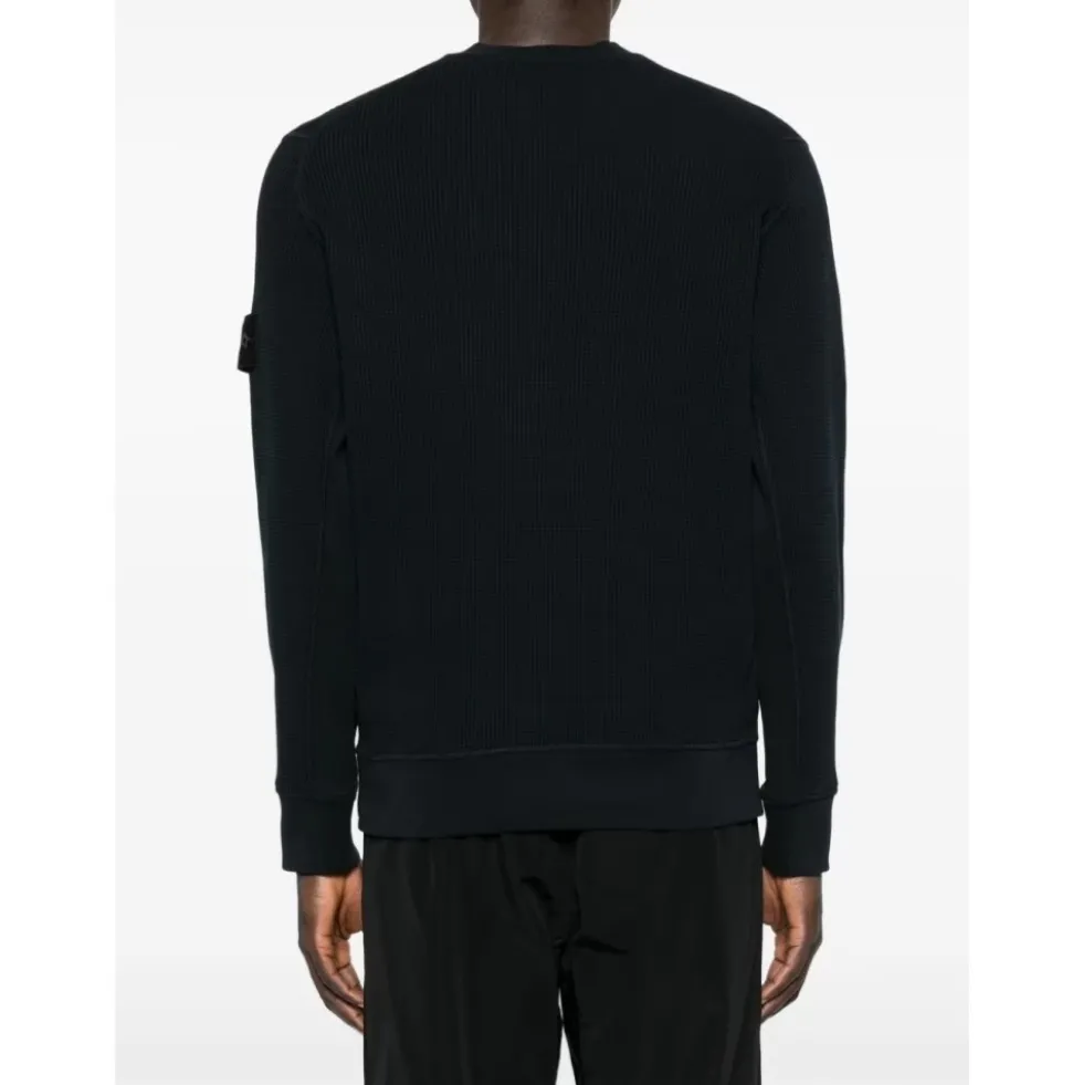 Waffle Knit Sweatshirt