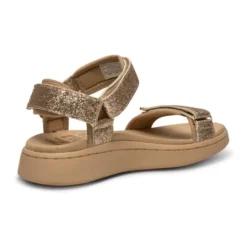 Woden - Sandal, Line Glitter - Coffe Cream / Multi