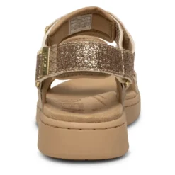 Woden - Sandal, Line Glitter - Coffe Cream / Multi