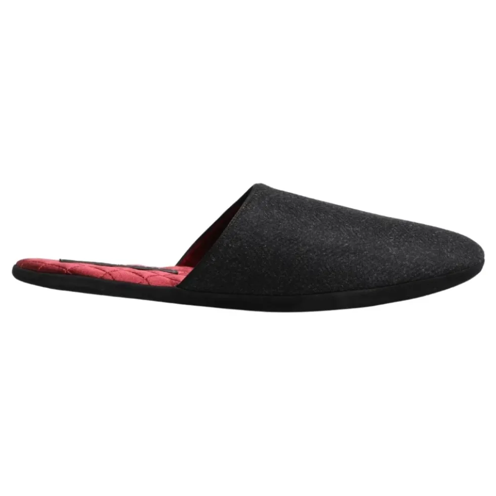 Wool Cashmere Quilted Slippers