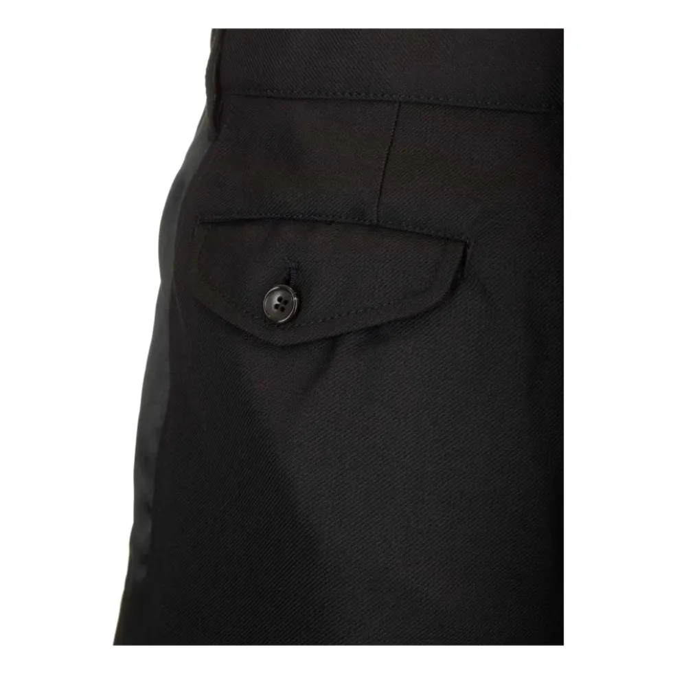 Wool Gabardine Shorts