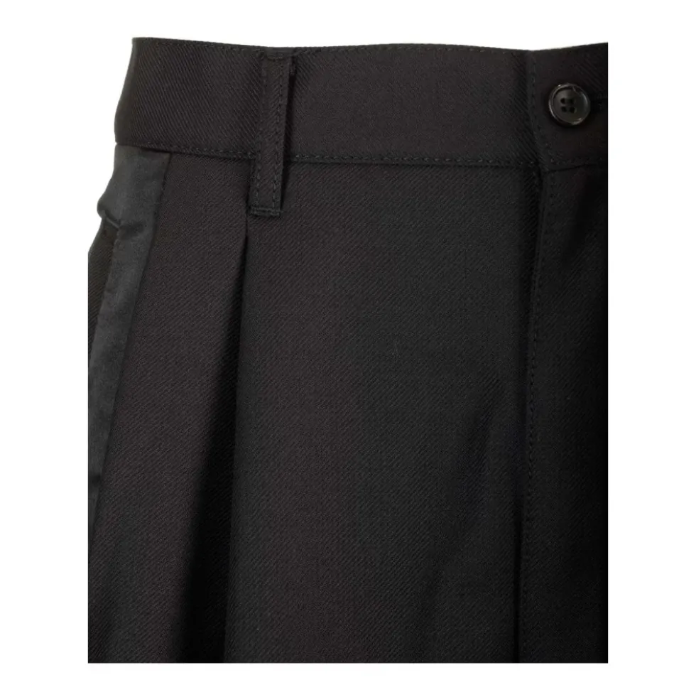 Wool Gabardine Shorts