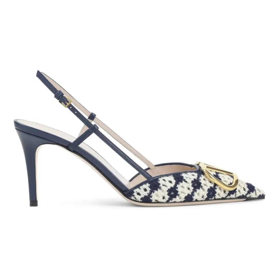 Worker Cotton Sling Back