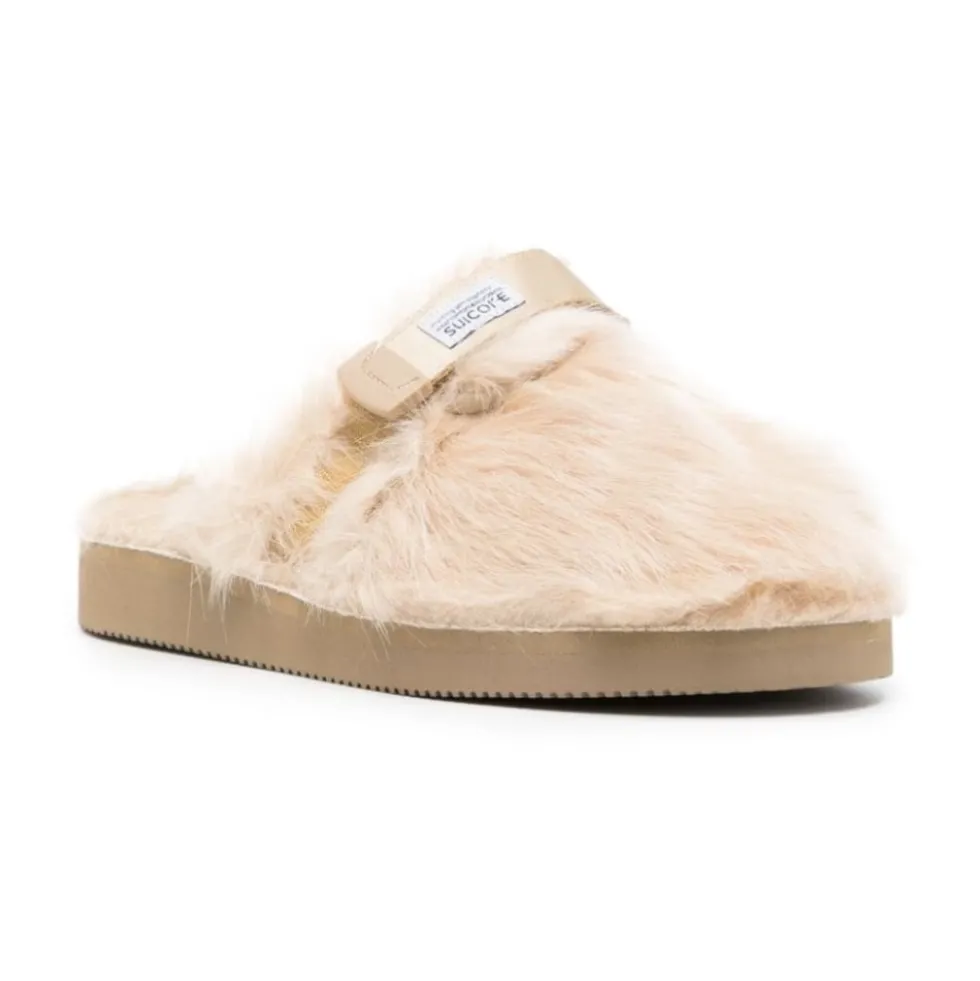 Zavo 2-EU Faux-Fur Slides